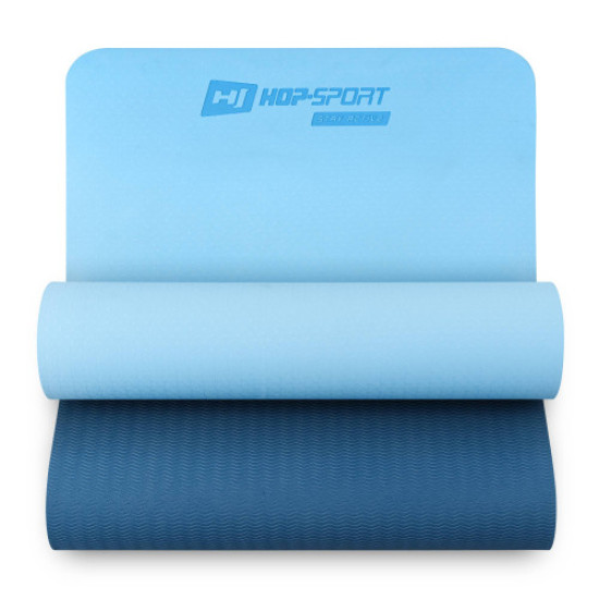 Купить Коврик для фитнеса  Hop-Sport HS-T006GM TPE blue-blue в Киеве - фото №1